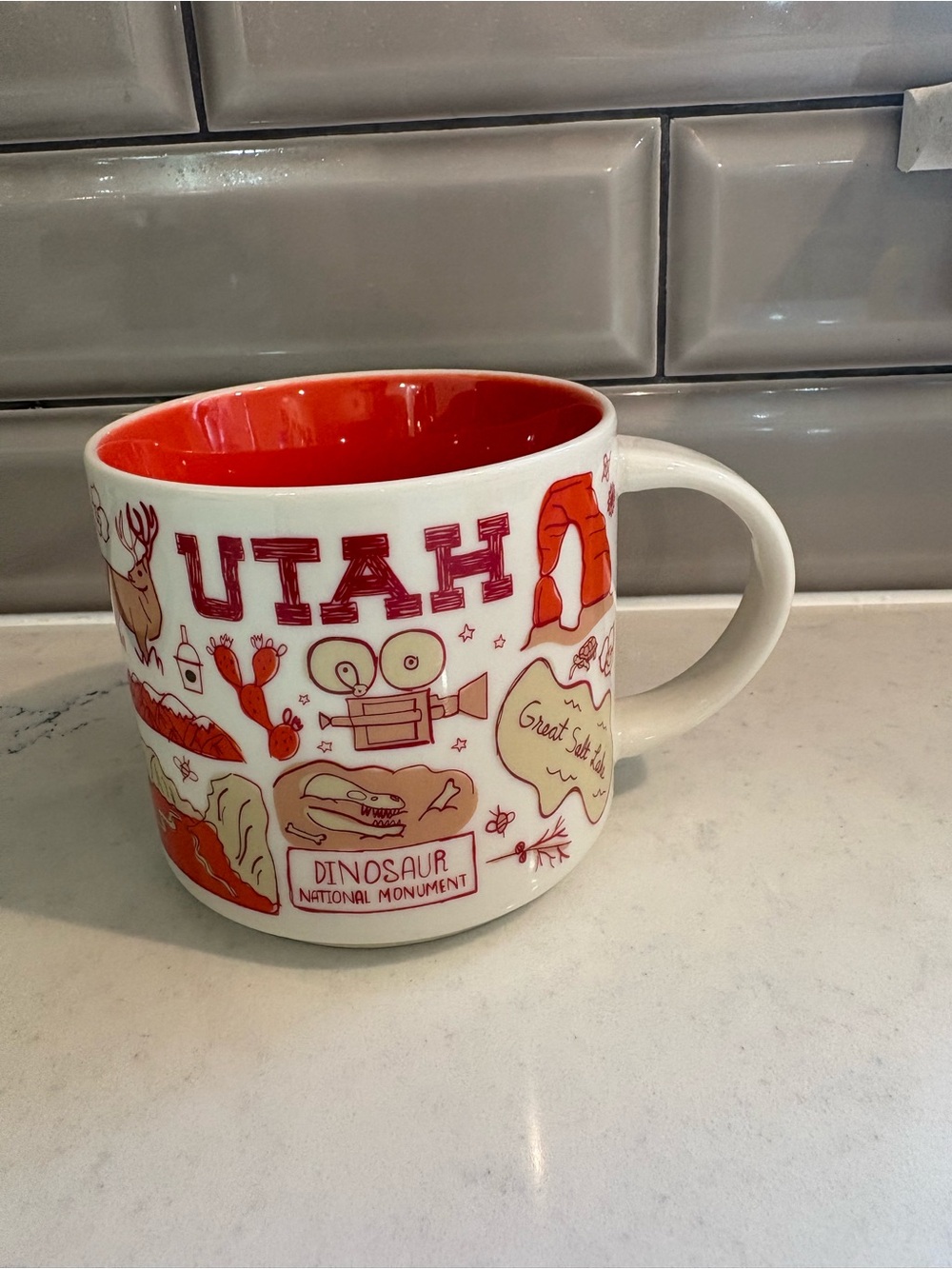 Starbucks Utah BEEN THERE SERIES 14 Oz 2021 Collectible Coffee Cup Mug Retired